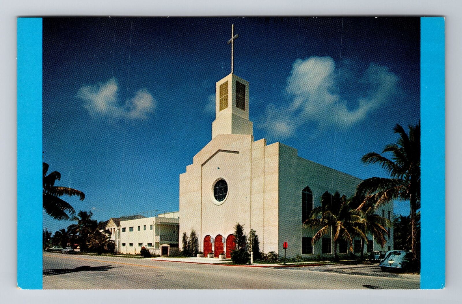 West Palm Beach FL-Florida, Northwood Baptist Church, Religion Vintage Postcard