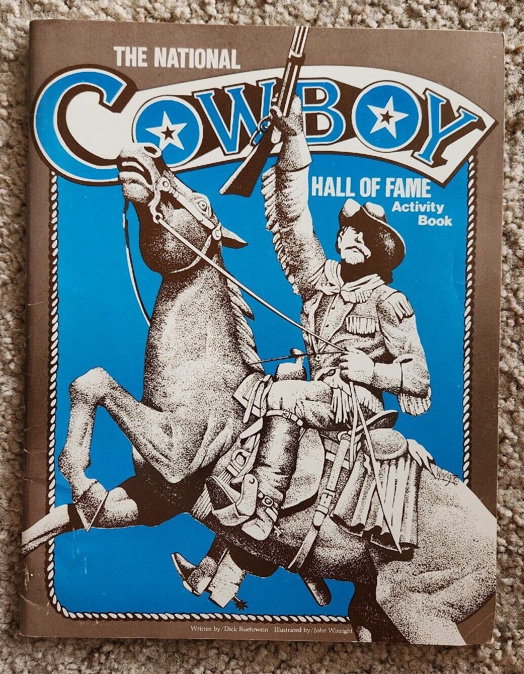 VINTAGE 1982 National Cowboy Hall of Fame Oklahoma City OK COLORING BOOK Unused