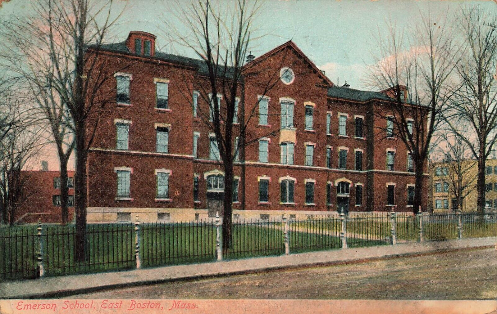 1900\'s Boston MA Emerson School East Boston GERMANY MA225