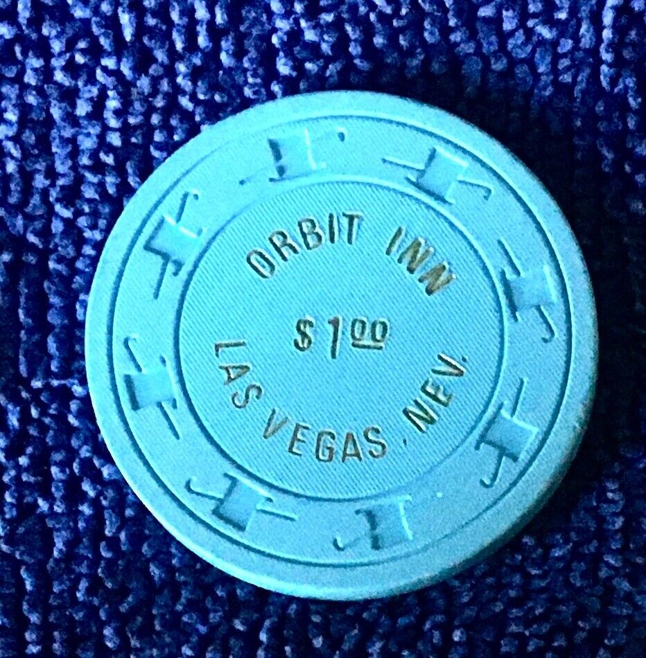 $1.00 Chip from the Orbit Inn Casino In Las Vegas Nevada