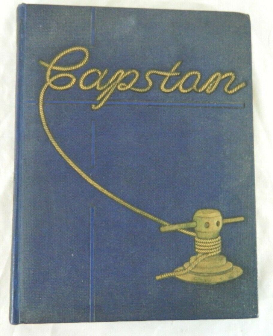 Capstan US Navy Military Reserve Midshipmen School Yearbook Notre Dame 1945 WWII