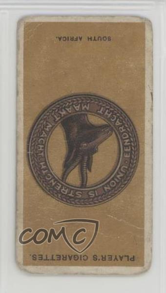 1917 Player\'s Colonial & Indian Army Badges Tobacco South Africa #1 a8x