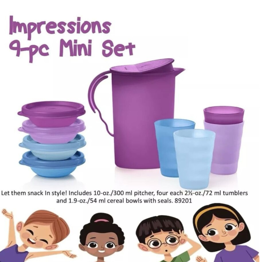 Tupperware Mini Impressions Kids Set BRAND NEW