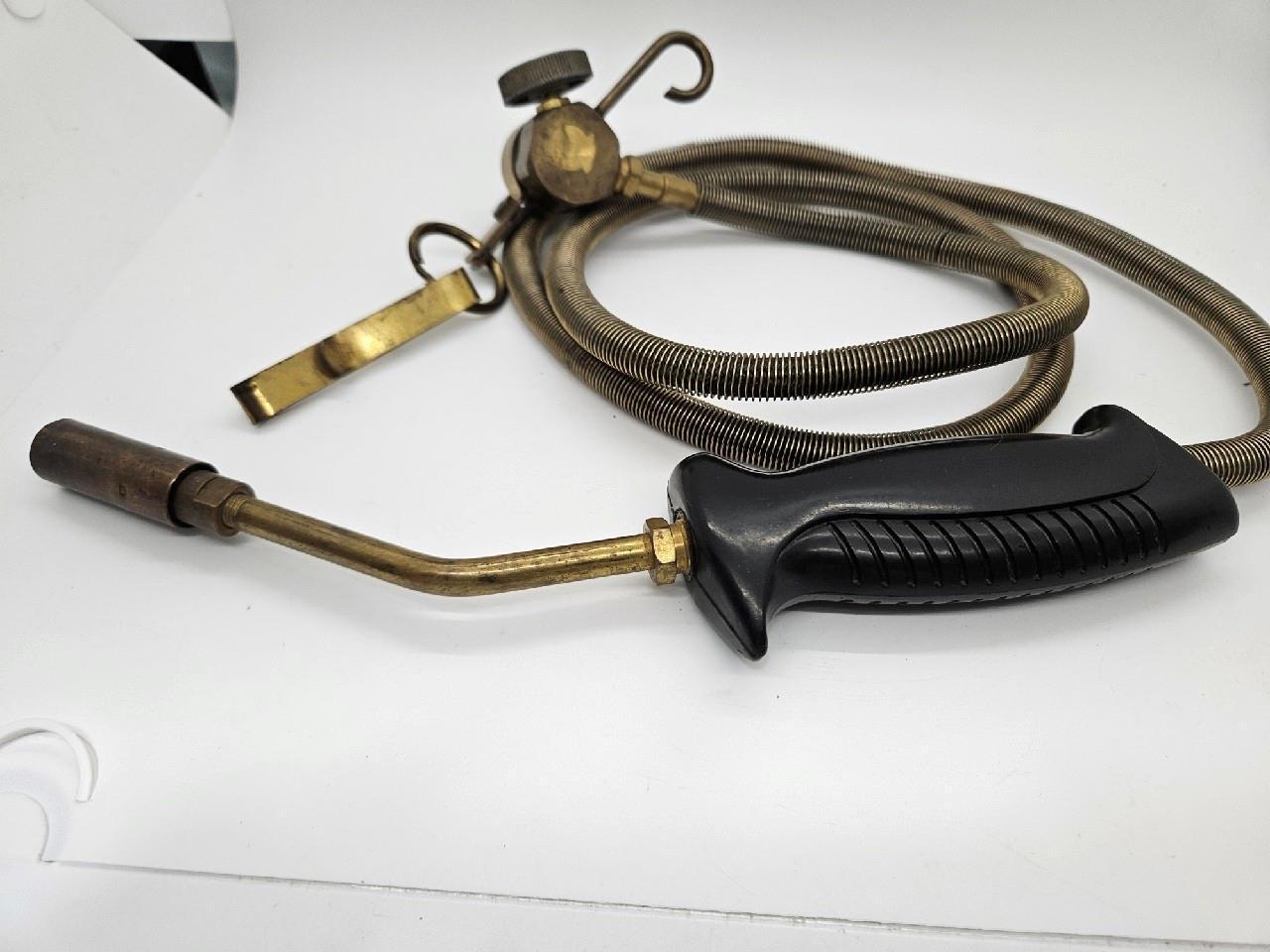 Vintage 1960's Bernzomatic TX-610-611 Portable Propane Torch Hose and Belt Clip