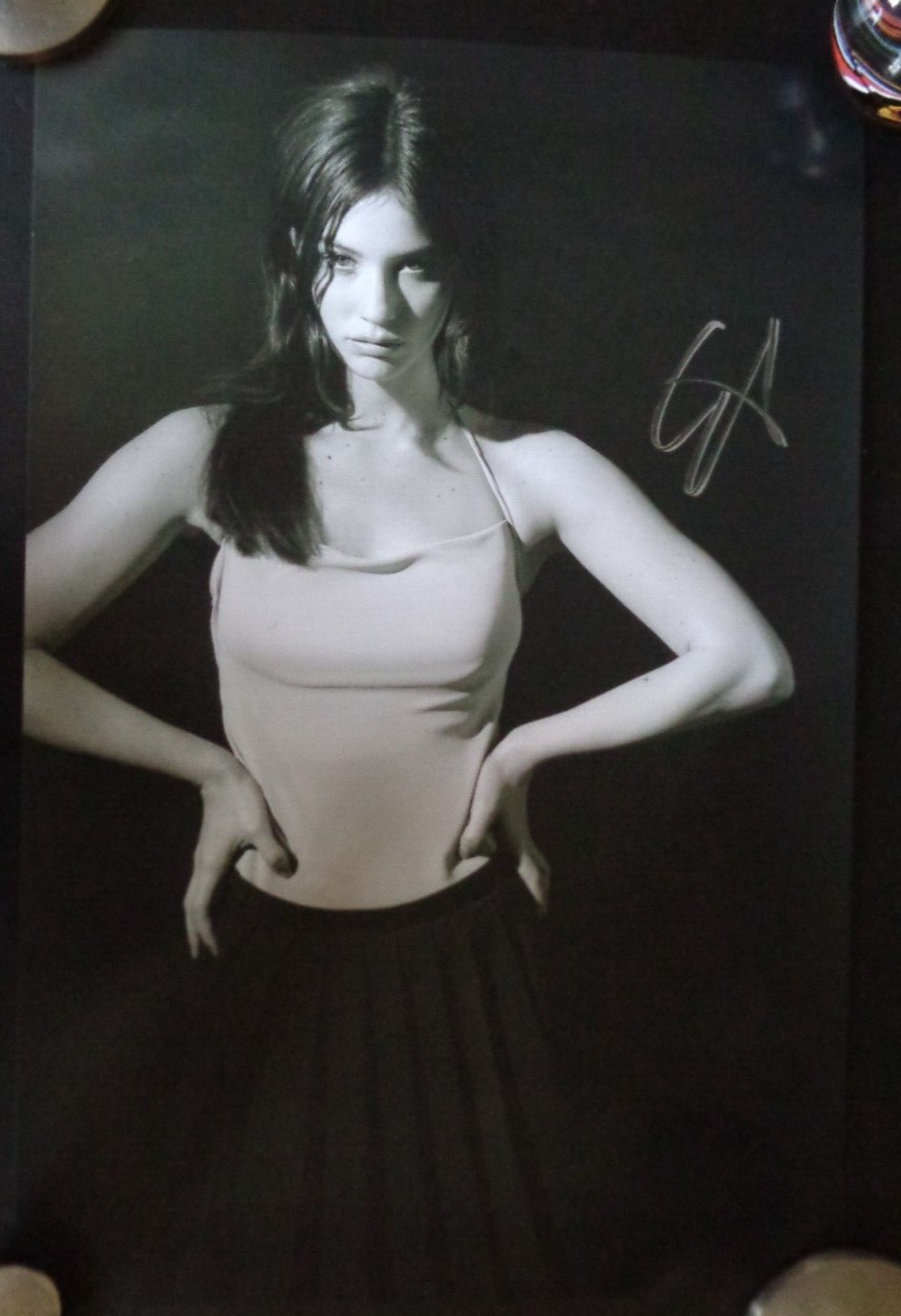 SIGNED GRACIE ABRAMS SIGNED /AUTOGRAPH GOOD RIDDANCE PROMOTIONAL POSTER