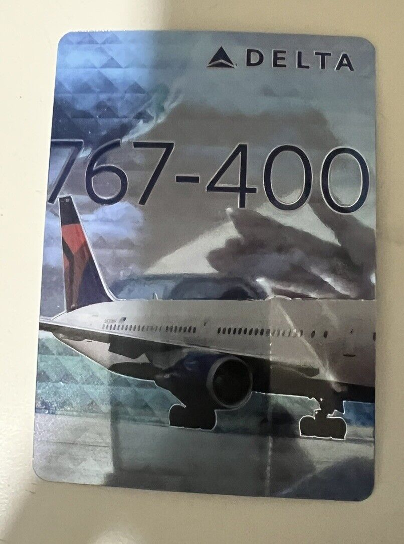 Delta Air Lines Boeing 767-400 Pilot Trading Card #51 2016 - RARE/BRAND NEW MINT
