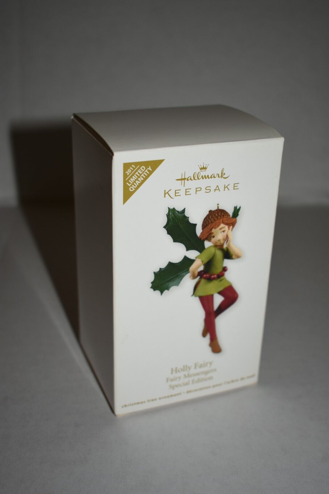 HALLMARK 2011 HOLLY Fairy Messengers Ornament LIMITED MIB special edition