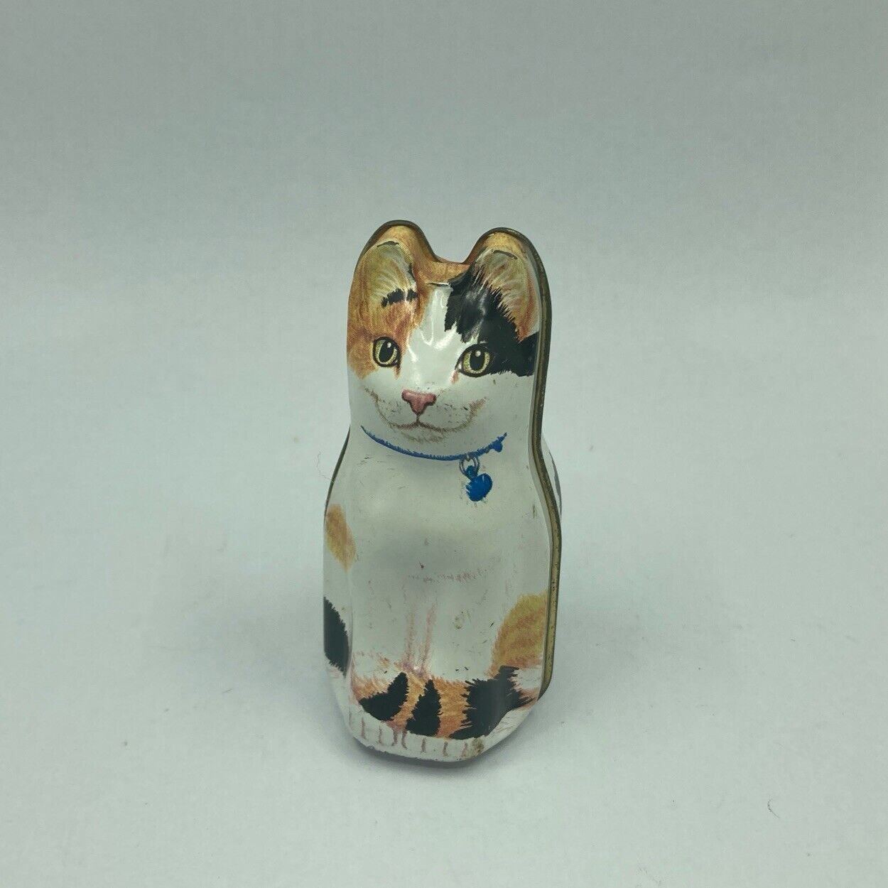 Vintage Hunkydory Design Miniature Cat Tin Dana Kubick England 1986