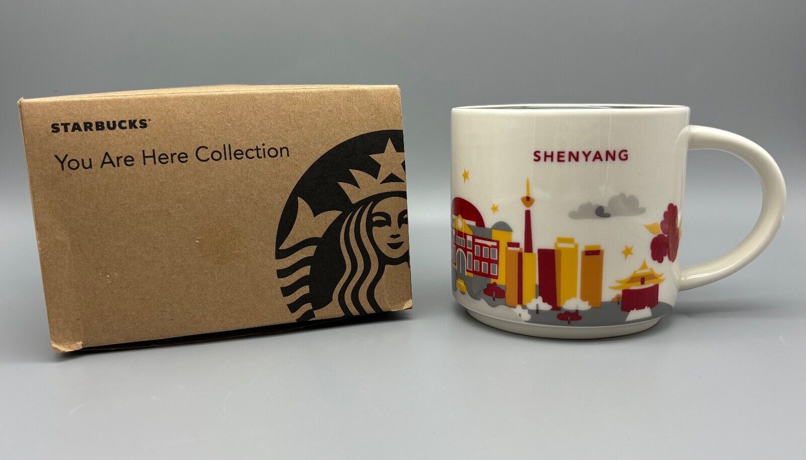 Starbucks You Are Here Collection SHENYANG 14 fl oz Mug - NEW IN BOX