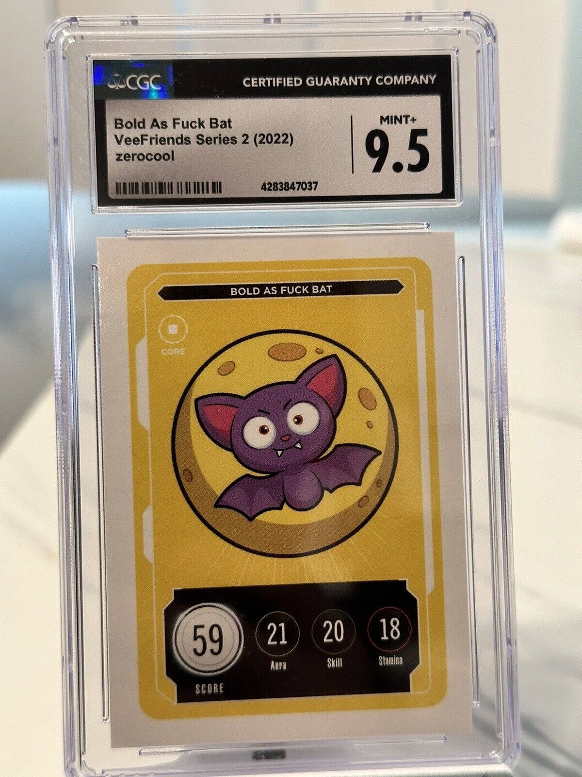 2022 VeeFriends Compete and Collect Series 2 Bold As **** Bat CGC 9.5 Gary GOO