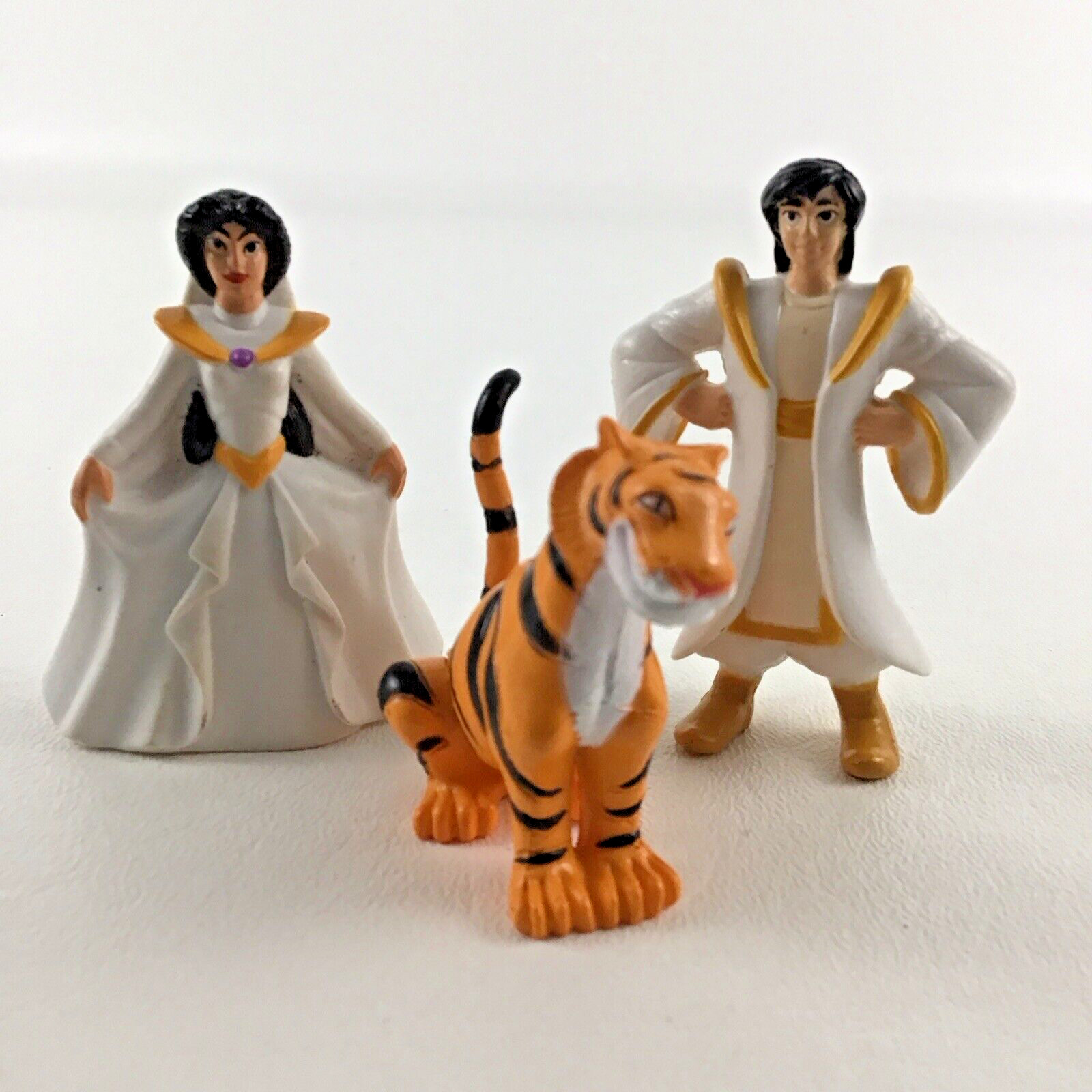 Disney Aladdin King Of Thieves Figures Lot Rajah Tiger Jasmine Vintage 90s Toy