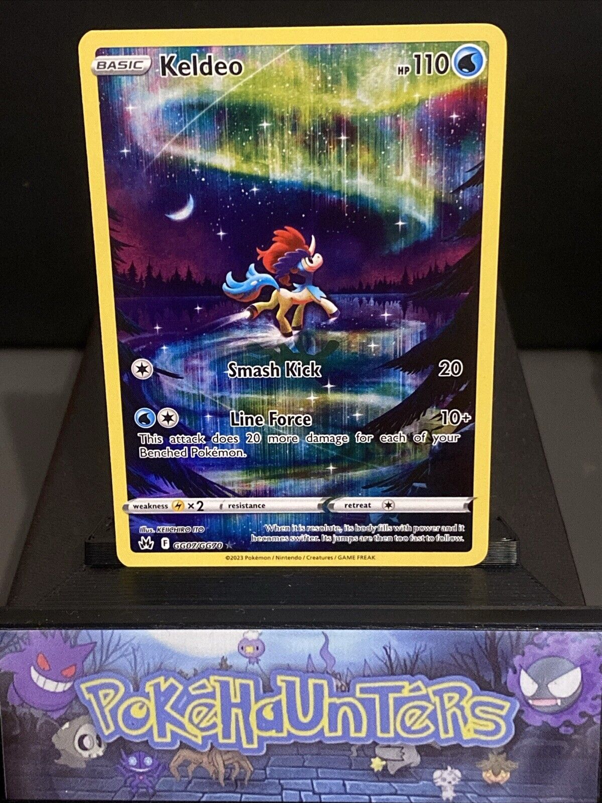 Pokemon Card Keldeo GG07/GG70 Crown Zenith Galarian Gallery NM
