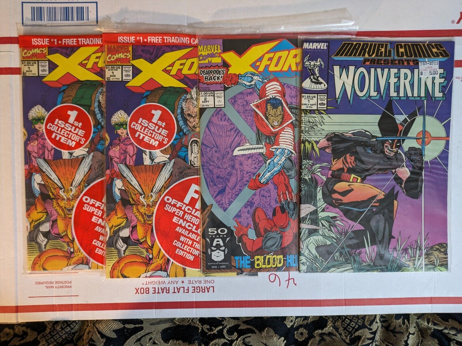 X-Force #1 (x2), #2, Marvel Comics Presents #1