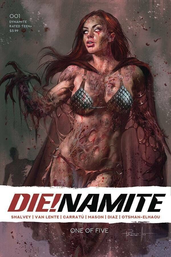 DIENAMITE #1 A (NM) LUCIO PARRILLO Red Sonja cover Dynamite 2020 Vampirella