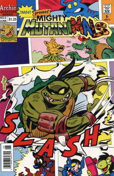 Mighty Mutanimals #9 (Newsstand) FN; Archie | TMNT Presents - we combine shippin