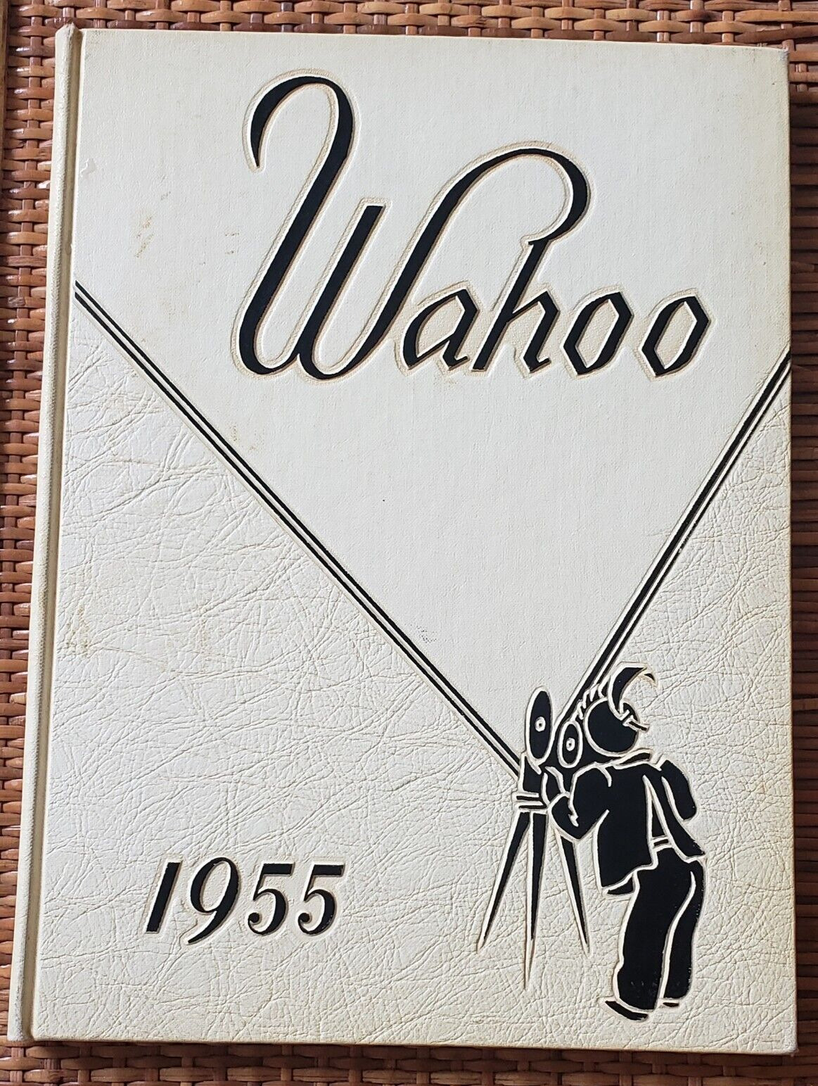 1955 Dowagiac High School Yearbook Annual Wahoo Michigan Cass County