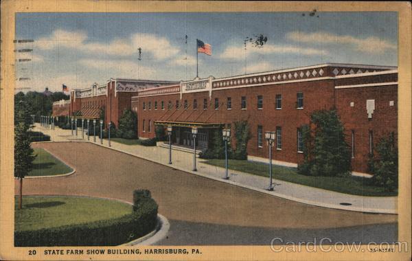 1952 Harrisburg,PA State Farm Show Building Teich Dauphin County Pennsylvania