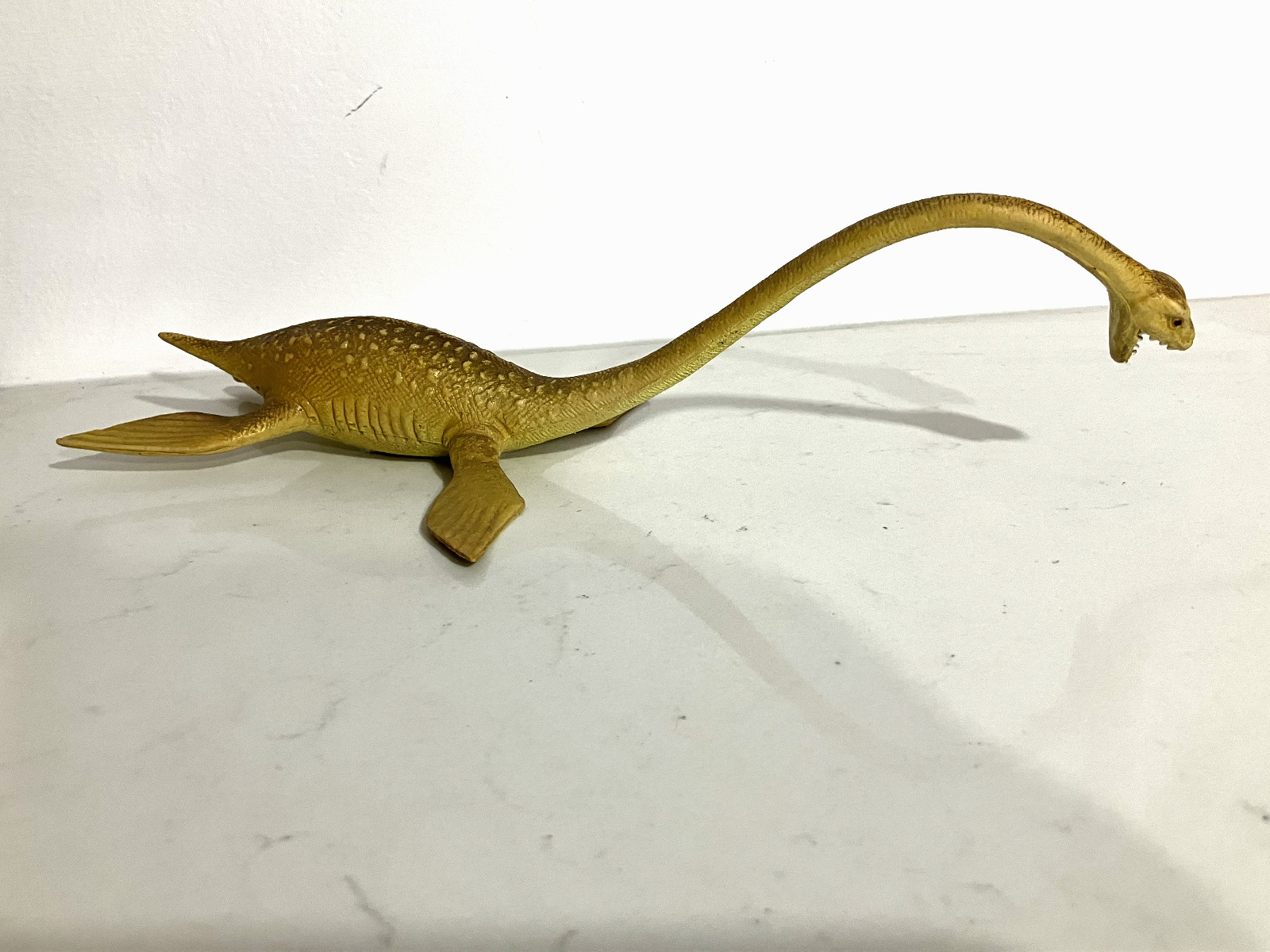 Vintage 1980s rubber Plesiosaurus Plesiosaur dinosaur figurine model toy