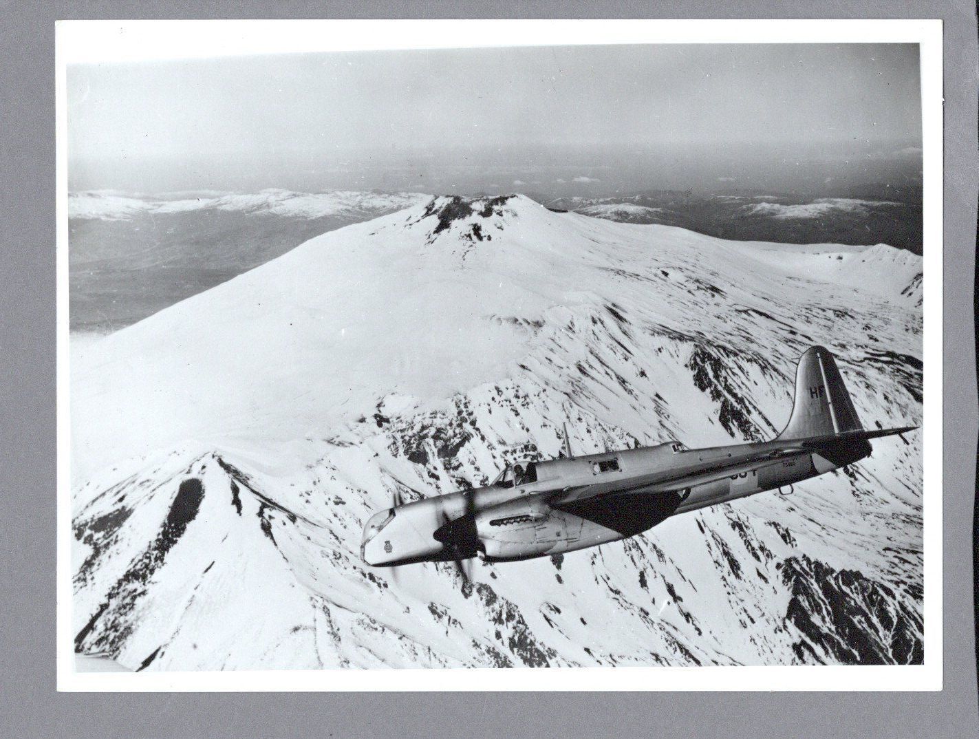  SHORT STURGEON 728 SQUADRON MOUNT ETNA LARGE VINTAGE OFFICIAL ADMIRALTY PHOTO 