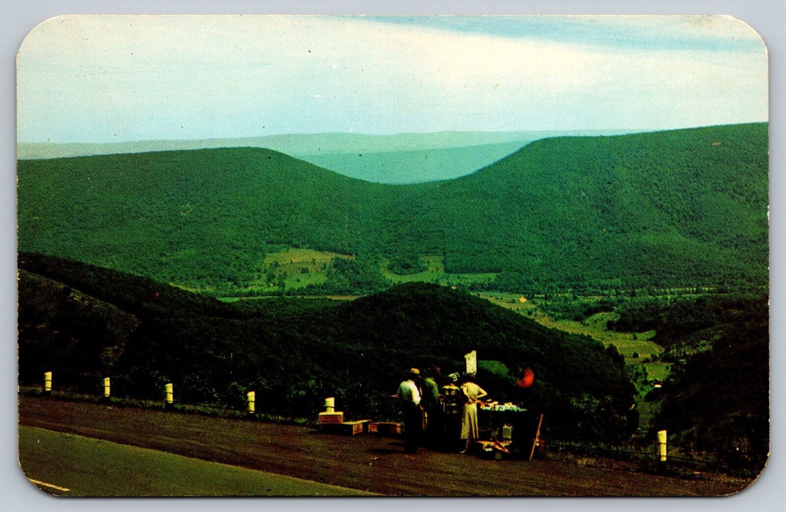 Postcard The Saddle, New Creek Mountain, West Virginia