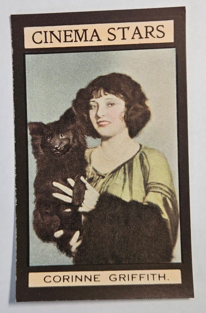 1924 Big Gun (Teofani) Cinema Stars Silent Film Large Card #20 Corinne Griffith