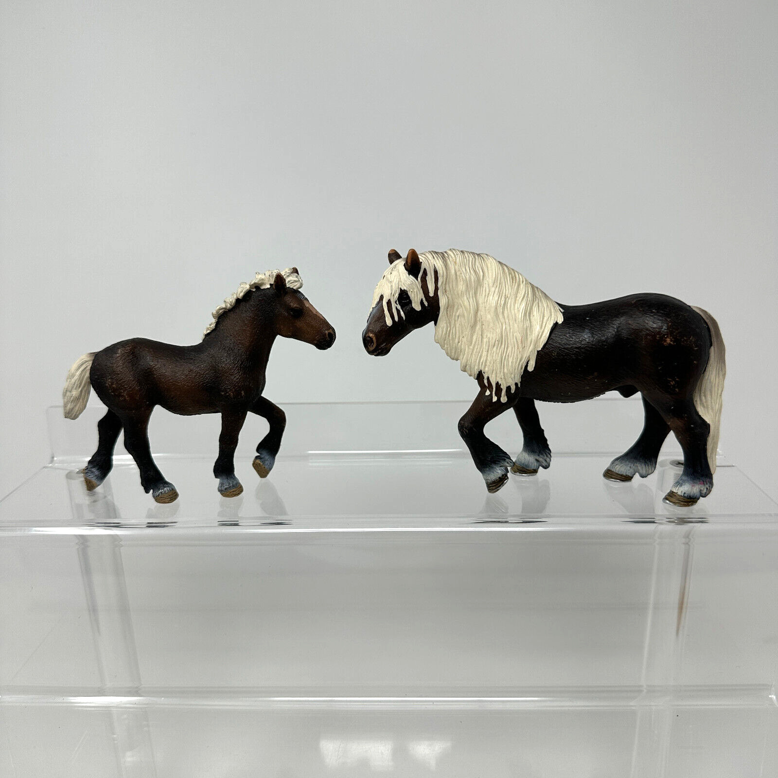 Schleich Black Forrest Stallion Horse and Foal Set