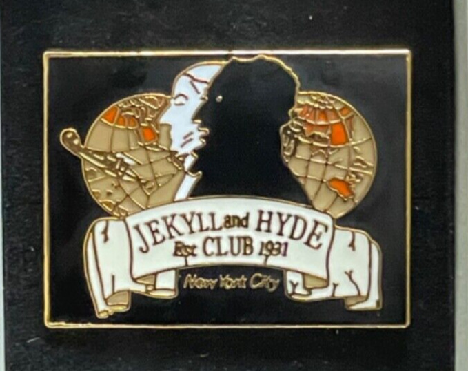 Jekyll and Hyde Club Est 1931 New York City ,NY Rare Lapel Pin
