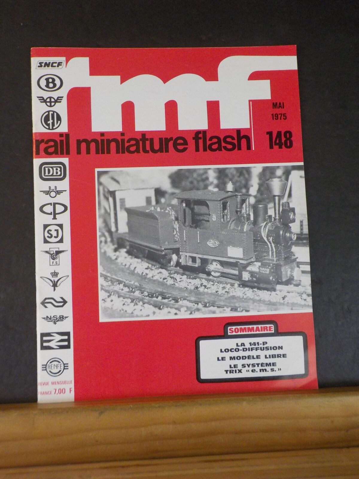 Rail Miniature Flash 148 1975 Mai Ia 141-P Loco-Diffusion le systeme Trix