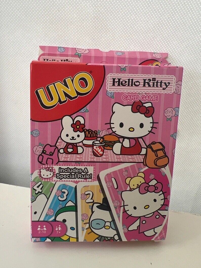 UNO hello kitty Card Game NEW kawaii Ages: 7+ (2-10 Players)
