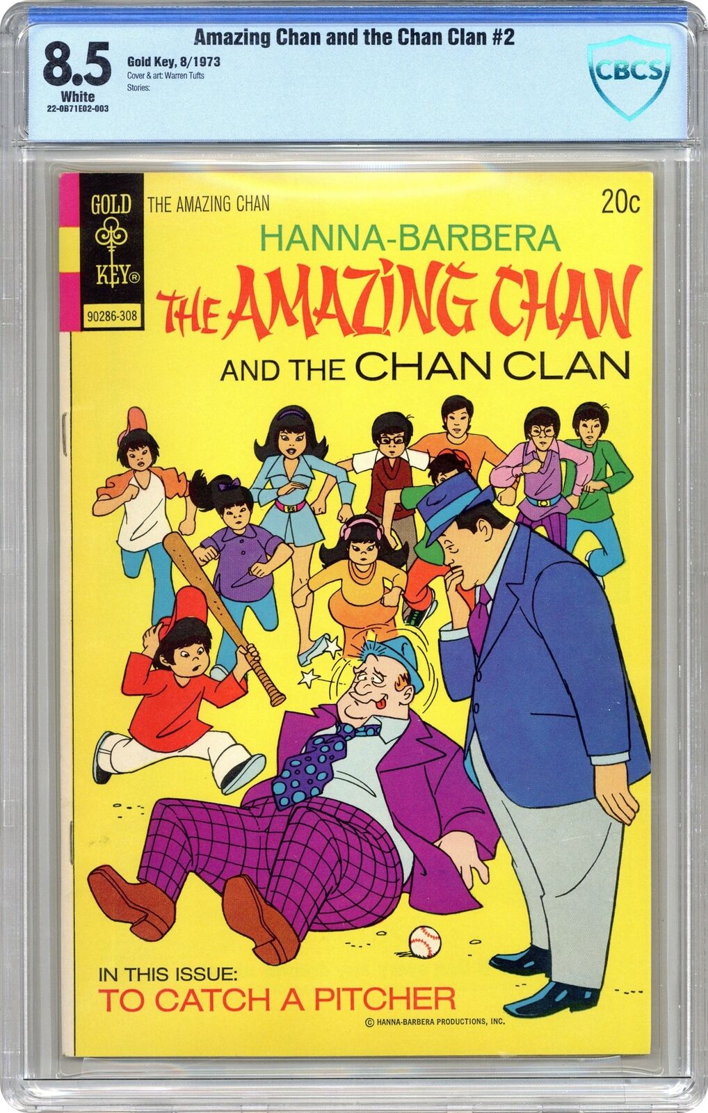 Amazing Chan and the Chan Clan #2 CBCS 8.5 1973 Gold Key 22-0B71E02-003