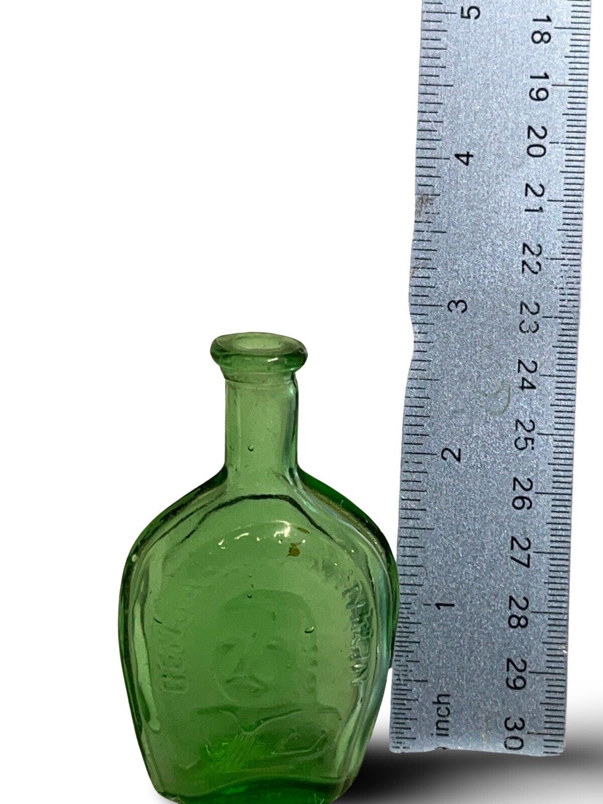 6 Miniture Vintage Glass Bottles