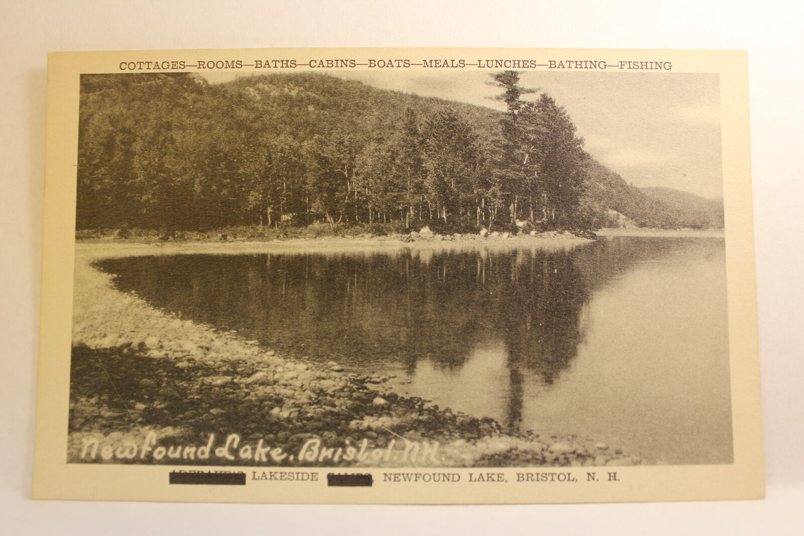 Postcard Newfound Lake Bristol NH K13