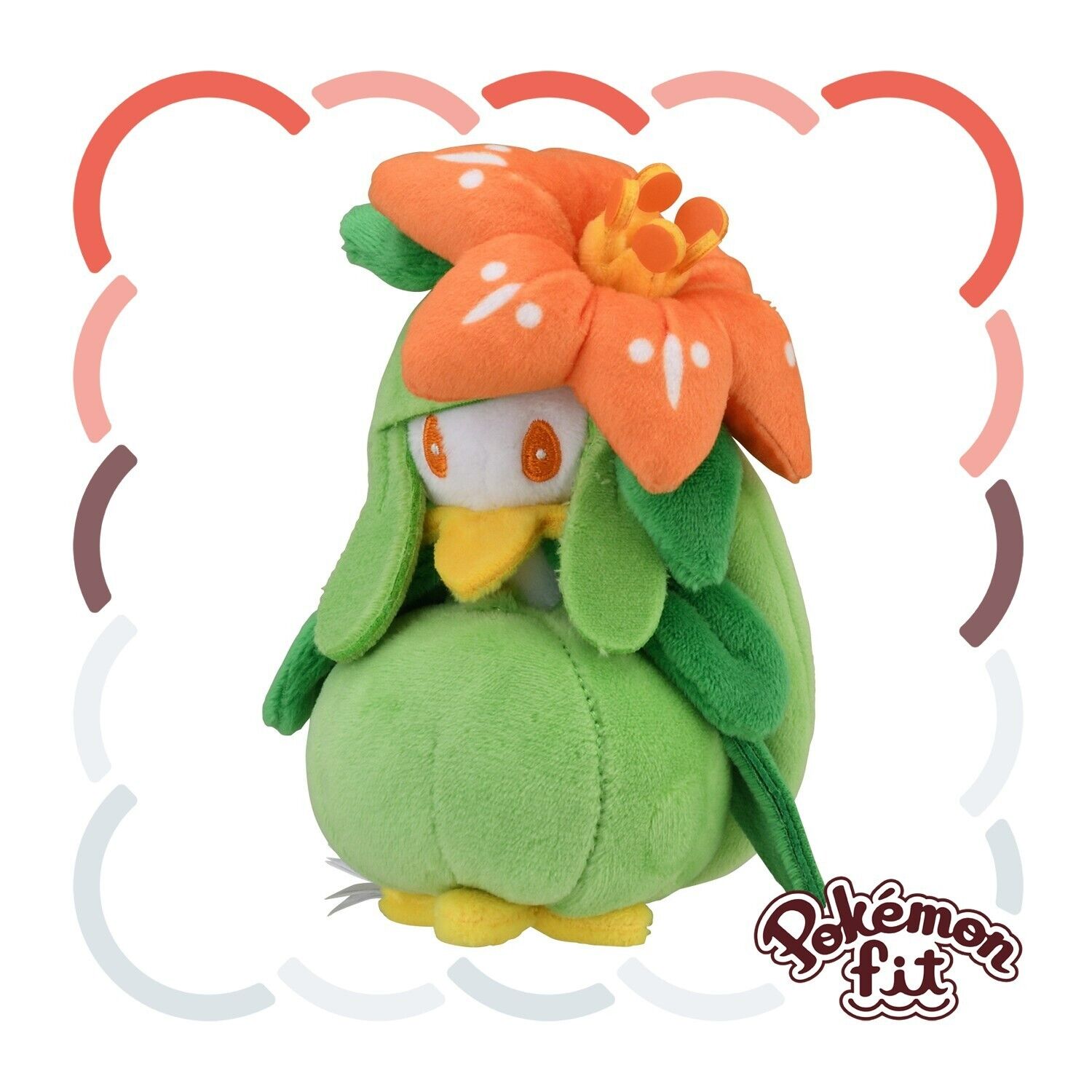 Pokemon Center Fit Plush Doll - Lilligant 5in Grass Flower Green Unova #549 JP
