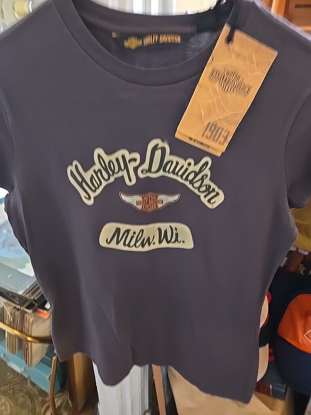 Ladies Harley Davidson Shirt With Attached Tags