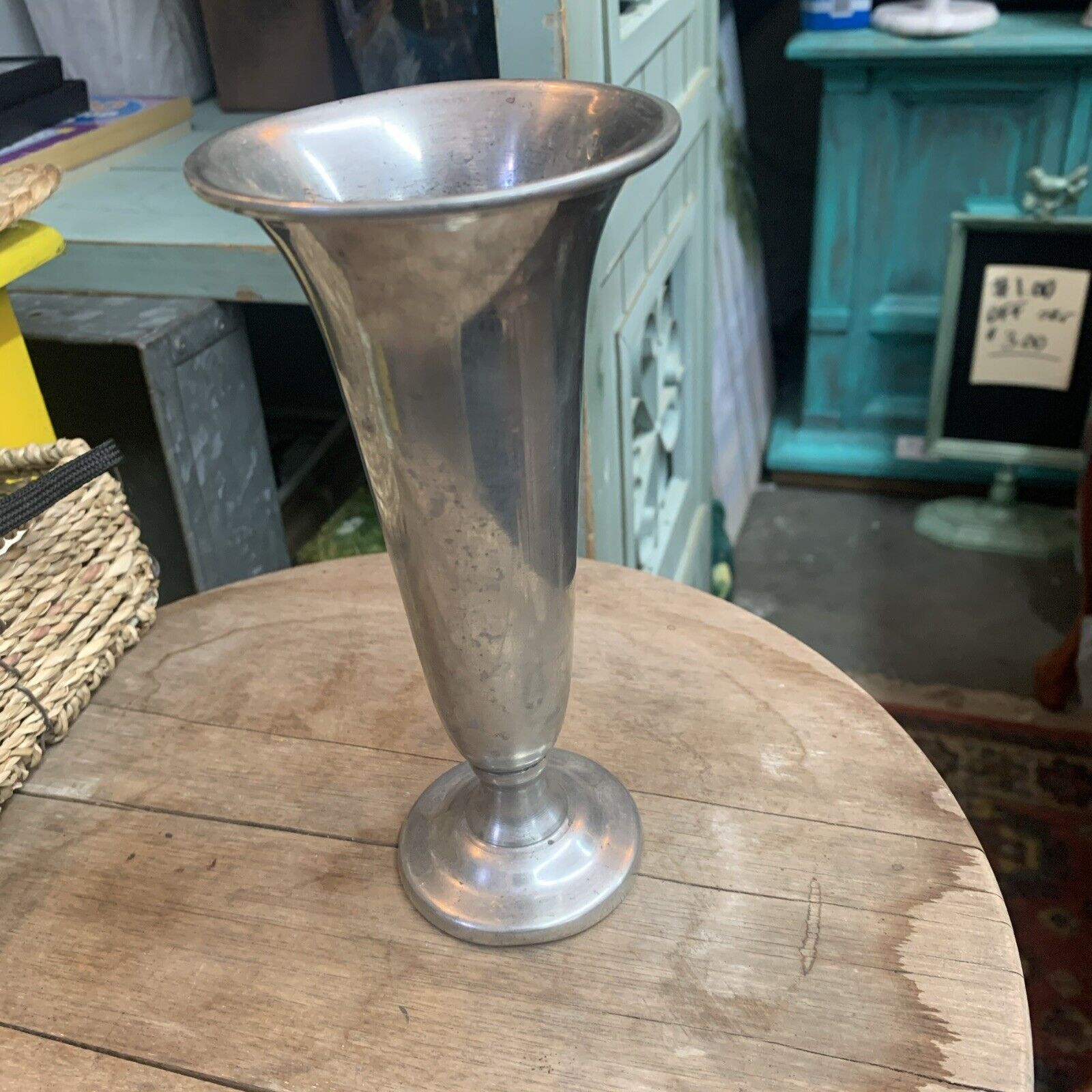 Poole Pewter Vase Vintage 2269