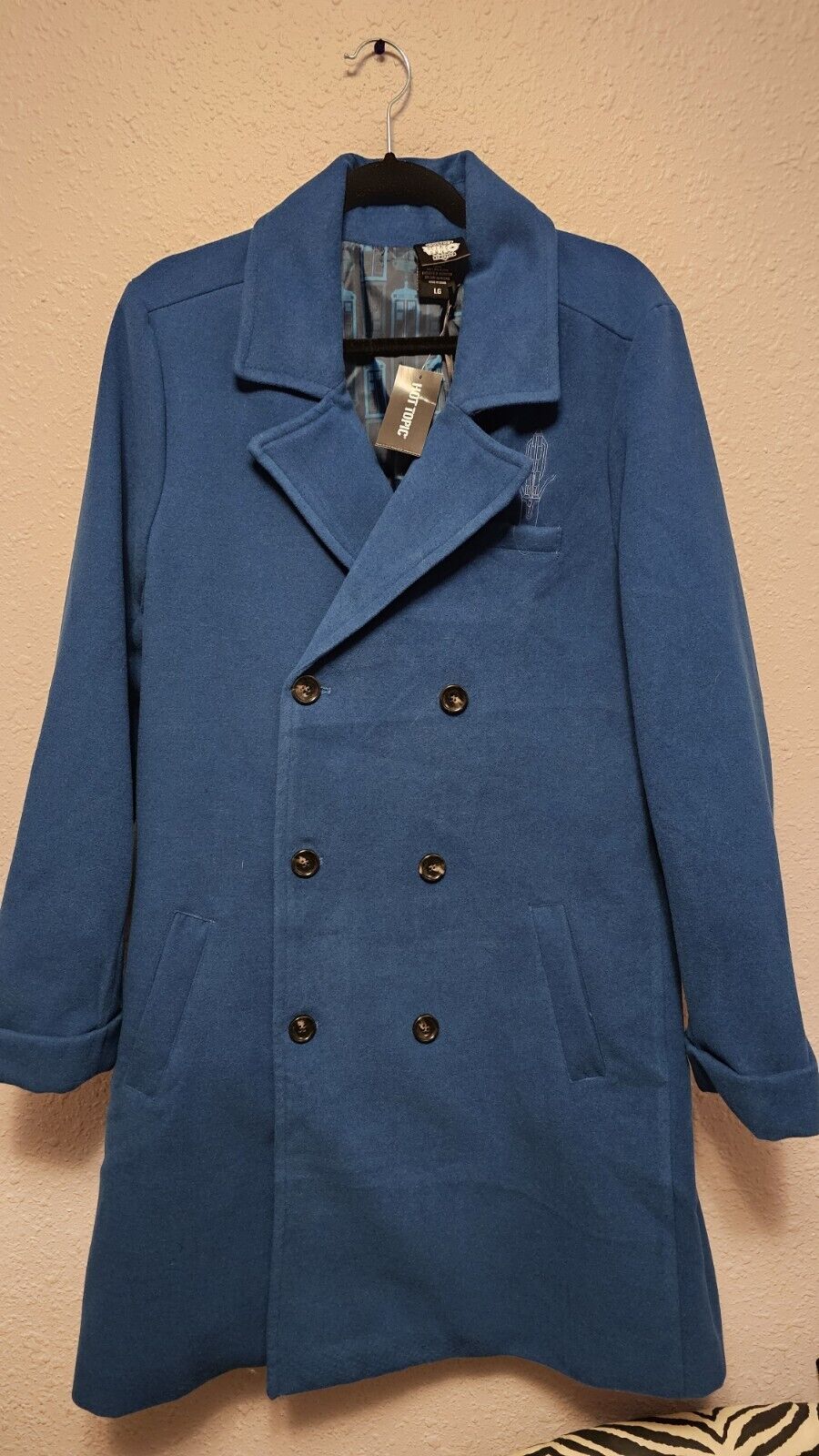 Doctor Who Coat, 60th Anniversary Large