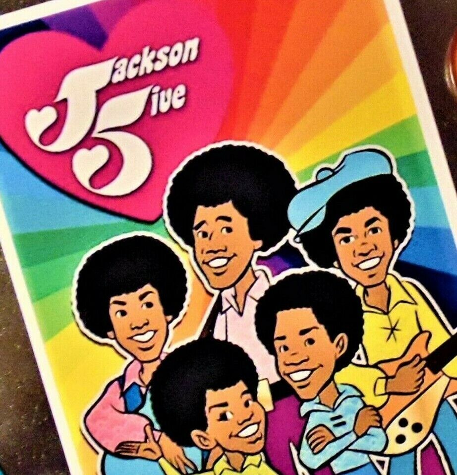 JACKSON 5 Michael Tito Cartoon Show Fridge Magnet Soul Singing Group Funny Gift 