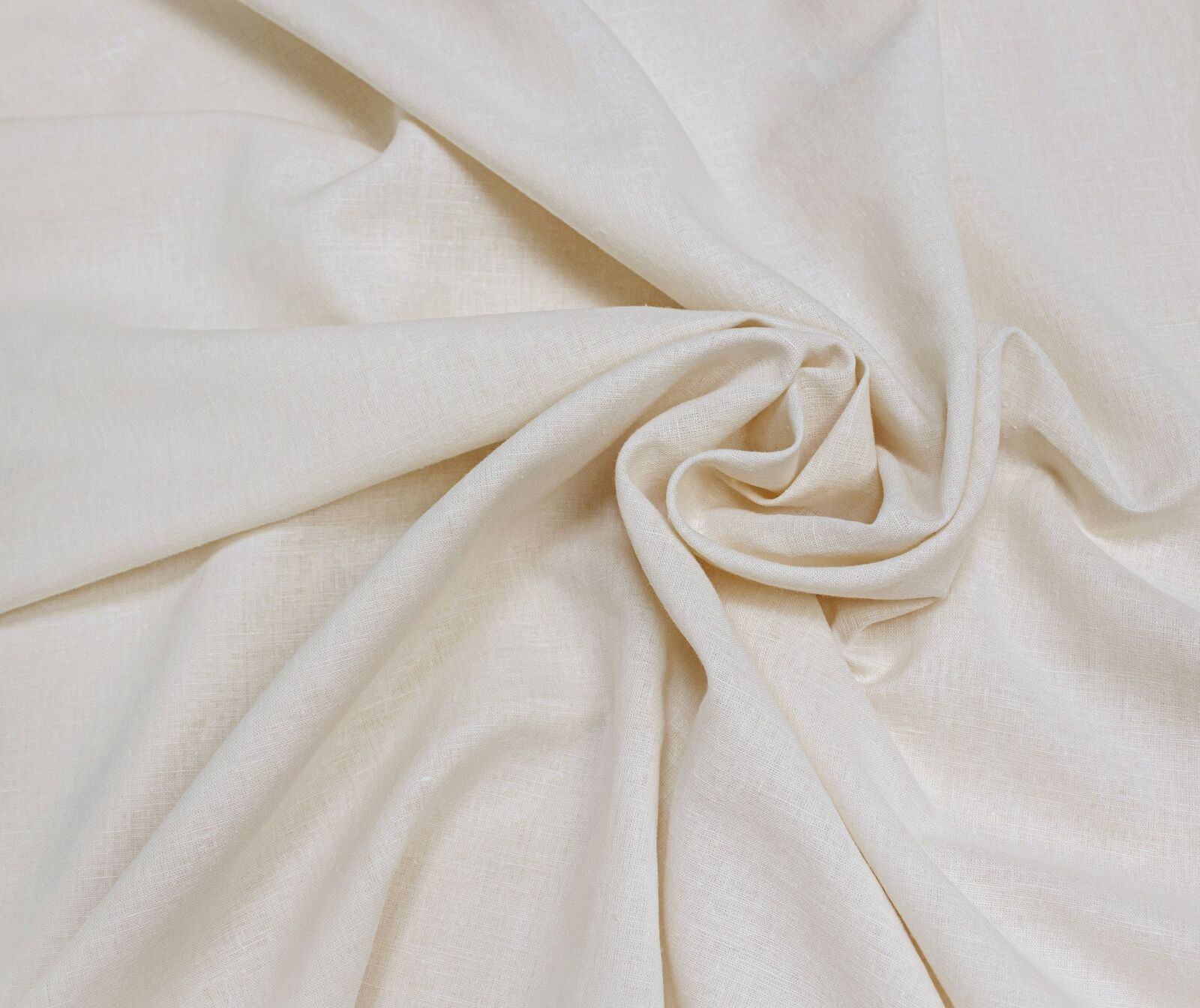 Natural Pure Linen Fabric Wrinkled Material, Plain Linen Look Upholstery Fabric