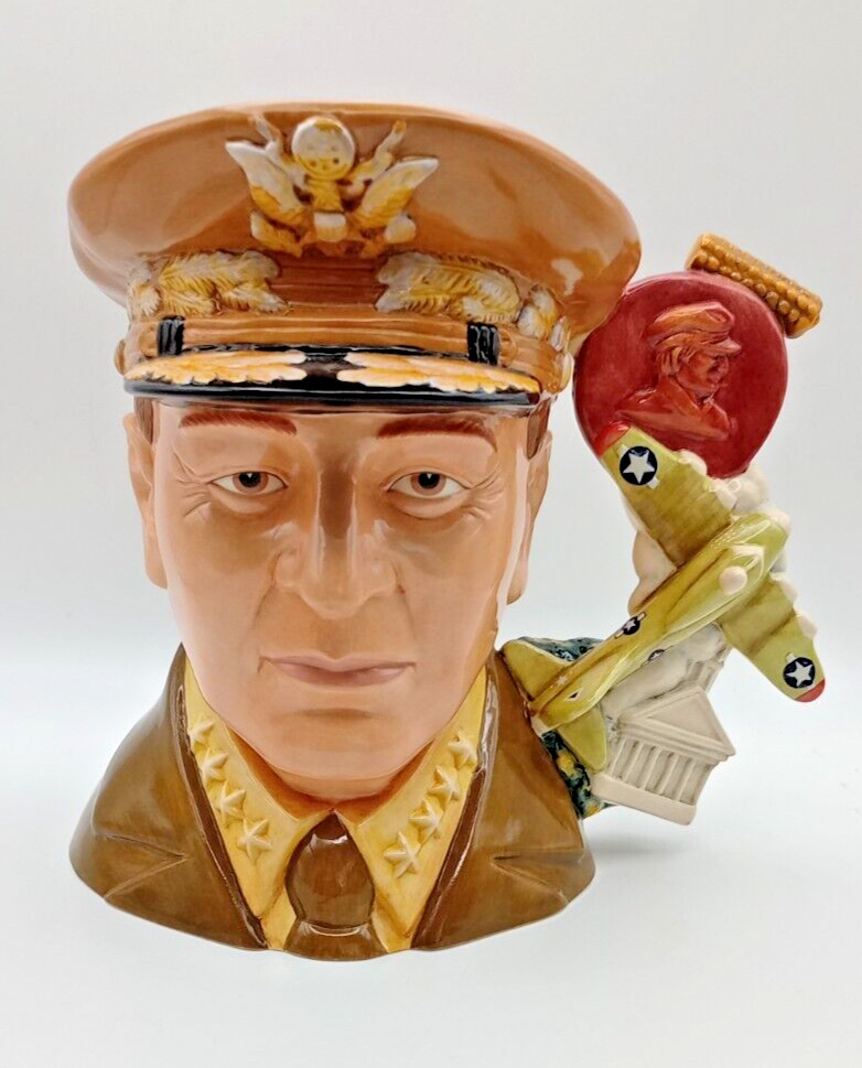 Royal Doulton General MacArthur SIGNED Toby Jug D7264 * VERY LIMITED* 77/100