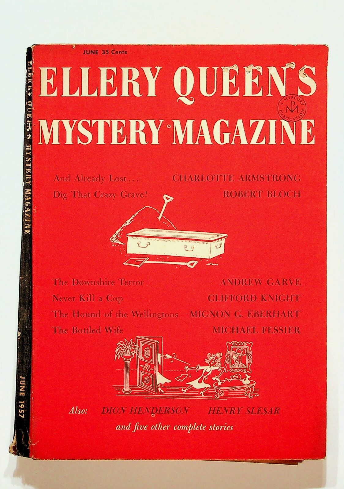 Ellery Queen's Mystery Magazine Vol. 29 #6B FR/GD 1.5 1957 Low Grade