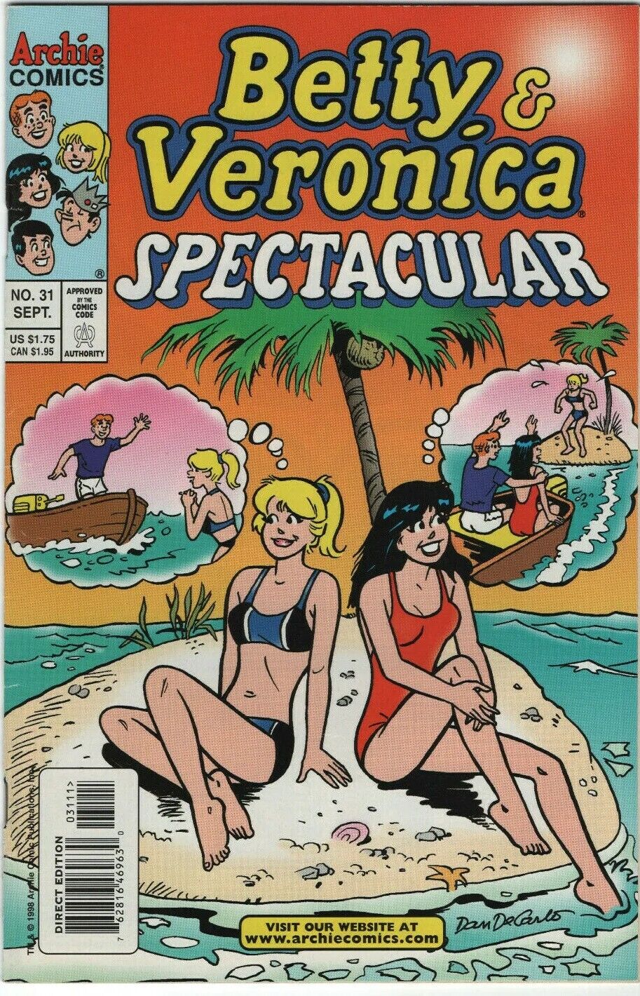 BETTY & VERONICA SPECTACULAR #31 Bikini Archie Dan DeCarlo Good Girl Art GGA