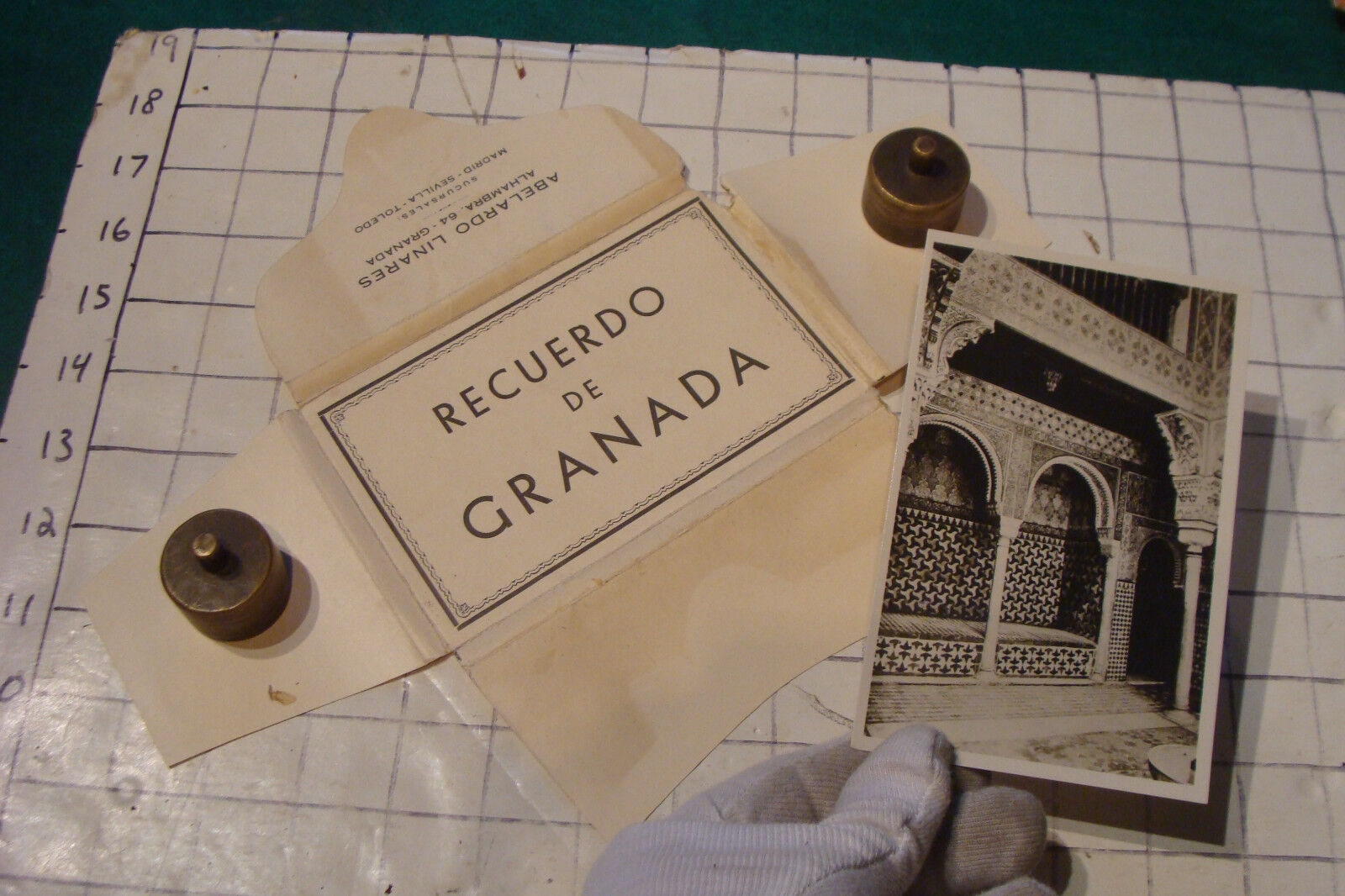 1930\'s--19 unused Real Photo Postcards of GRANADA in sleeve