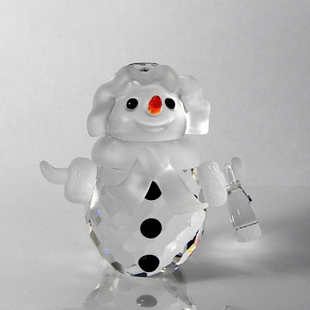 Swarovski Crystals Snow Woman Figurine Signed and Dated  New In Box  #655376