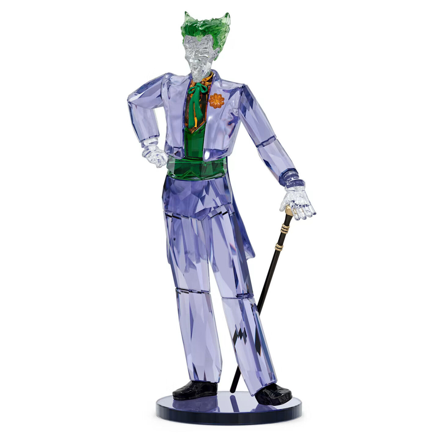 Swarovski Crystal DC Comics The Joker Figurine Decoration, Purple, 5630604