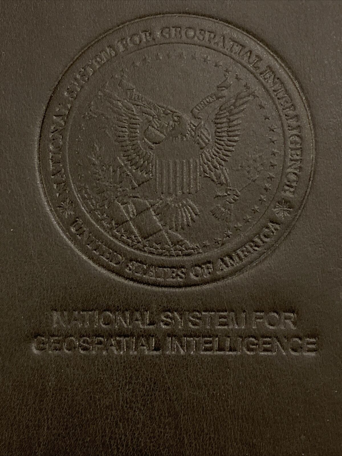 NSG Nat'l System Geospatial Intelligence PORTFOLIO Organizer w/ notepad 