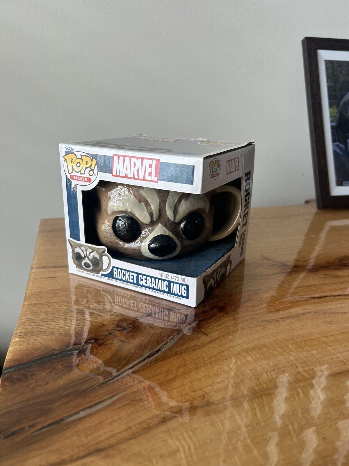 Funko Pop Rocket Raccoon-Ceramic Mug-Marvel Guardians Of The Galaxy