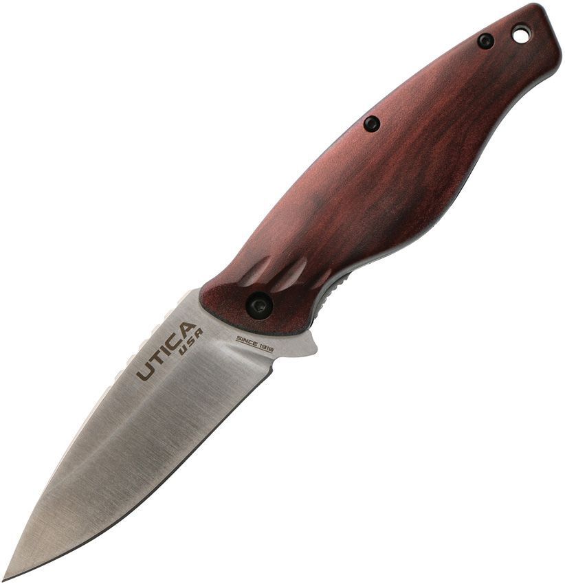 Utica Mountain Timber III Linerlock Folding Pocket Knife - 91-1011CP
