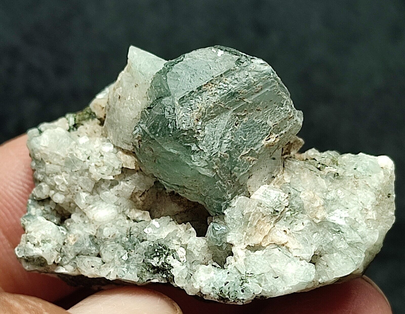 Riebeckite incl. blue quartz  aesthetic specimen_Zagi,KPK,Pakistan.