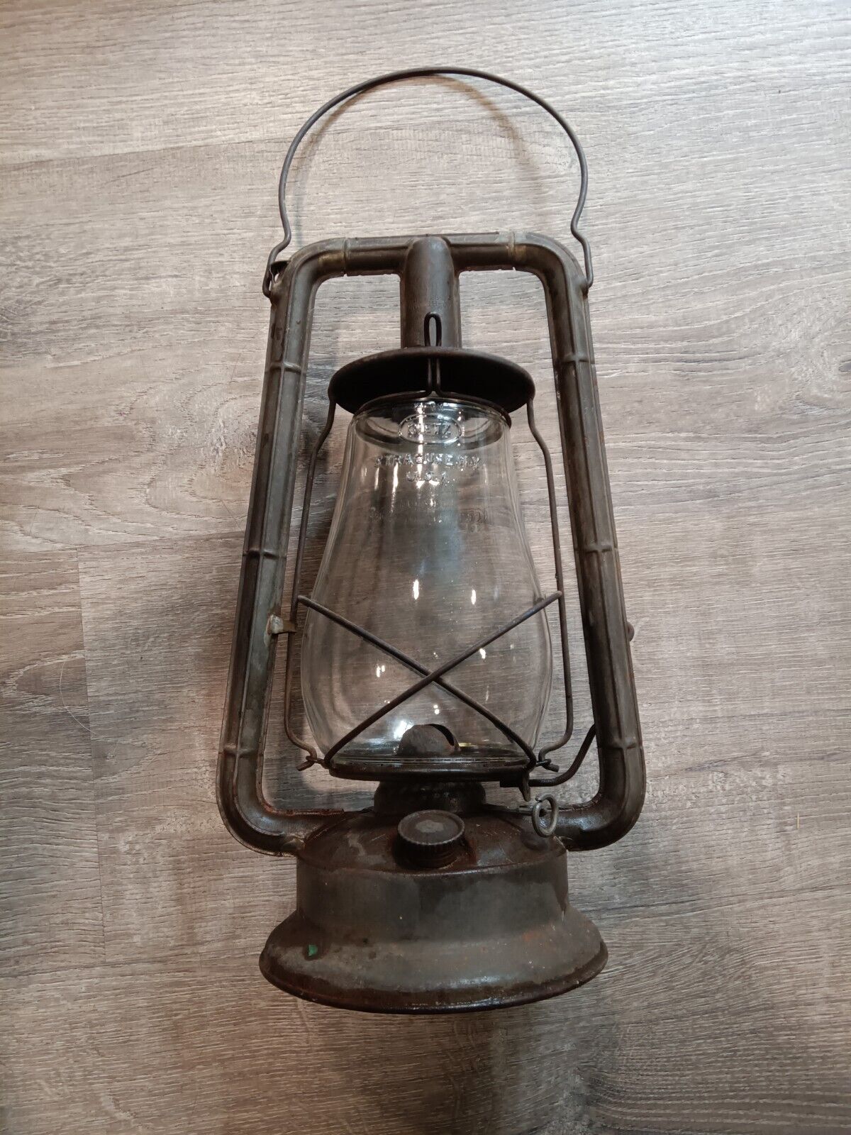 Antique C. 1920 Dietz Monarch Model Lantern W/ Fitall Glass Globe