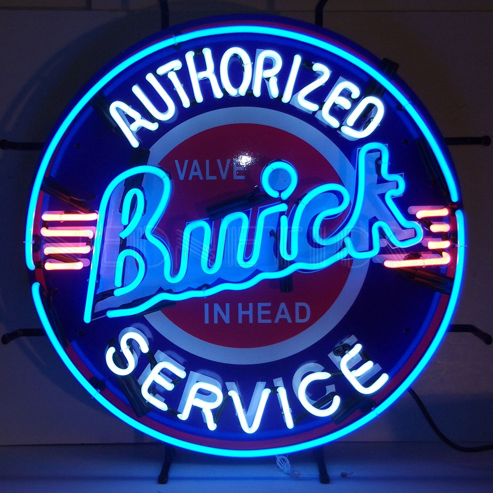 BUICK NEON SIGN WITH BACKING  Lamp